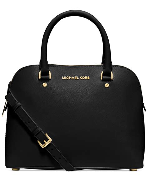 michael kors cindy dome satchel black|MICHAEL Michael Kors Cindy Medium Pocket Dome Satchel.